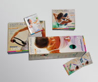 Different “Stott Pilates” product assembled & packaged
