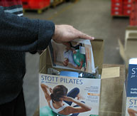 Stability Ball one of “Stott Pilates” product, packaged by PROMPT